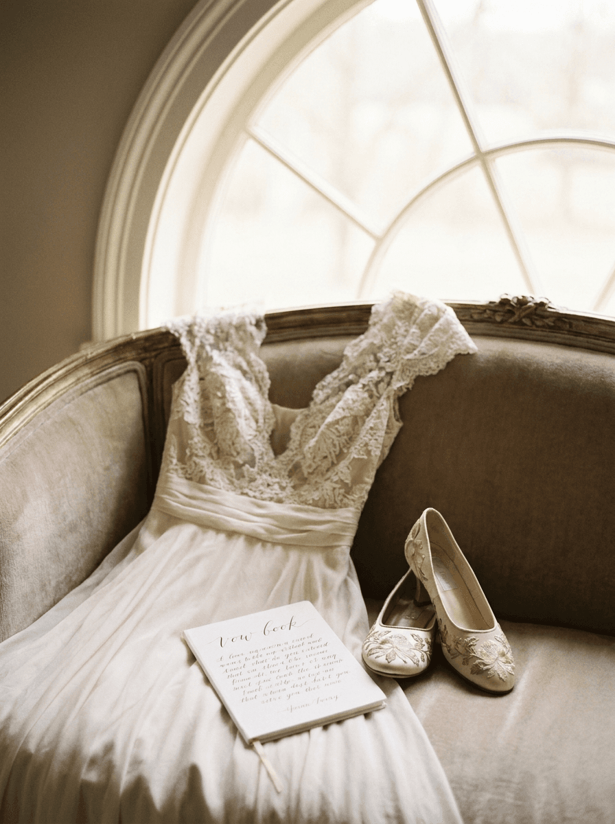 Cinematic wedding still